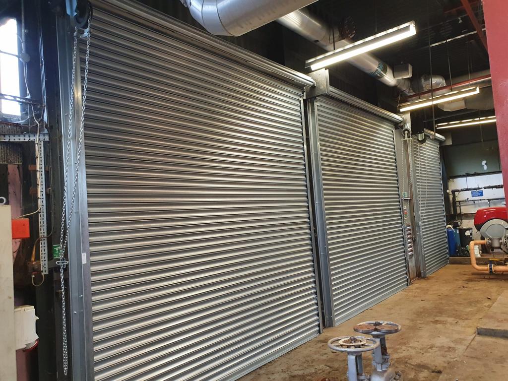 3 hand chain shutters in a row