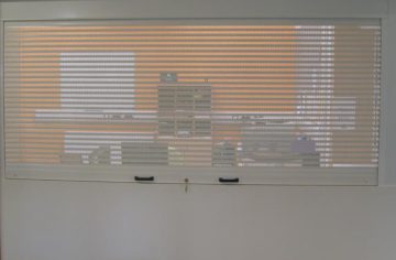 hand operated aluminium shutter