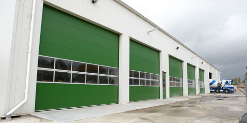 industrial sectional overhead door